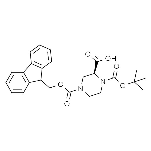 (S)-1-N-Boc-4-N-Fmoc-piperazine2-carboxylic acid