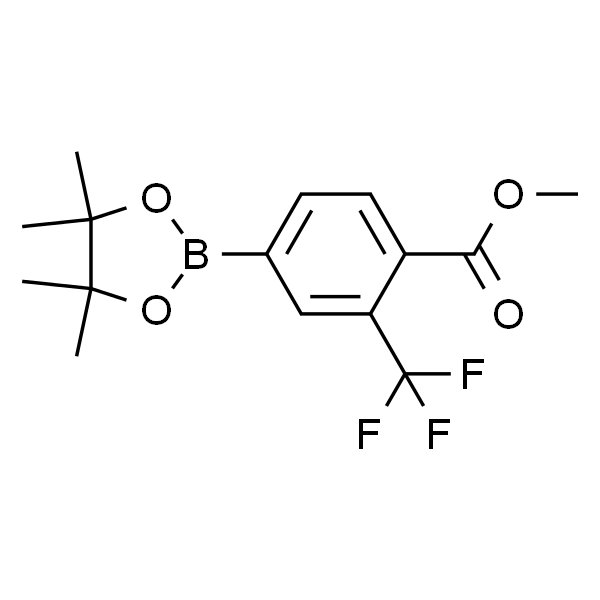 Methyl 4-(4，4，5，5-tetramethyl-1，3，2-dioxaborolan-2-yl)-2-(trifluoromethyl)benzoate