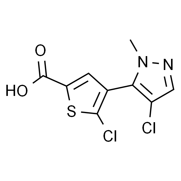 2-Thiophenecarboxylic acid, 5-chloro-4-(4-chloro-1-methyl-1H-pyrazol-5-yl)-