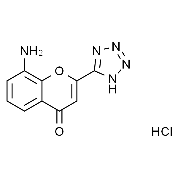 8-amino-2-(2H-tetrazol-5-yl)chromen-4-one,hydrochloride