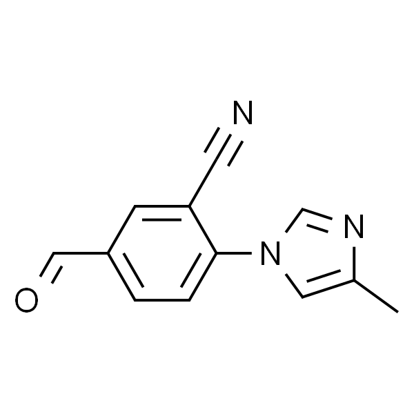Benzonitrile, 5-formyl-2-(4-methyl-1H-imidazol-1-yl)-