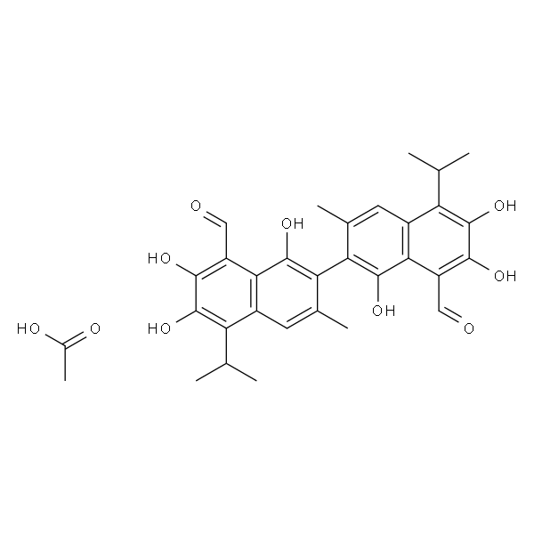 (S)-Gossypol (acetic acid)