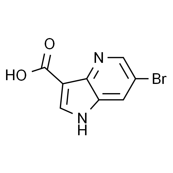 6-Bromo-1H-pyrrolo[3，2-b]pyridine-3-carboxylic acid