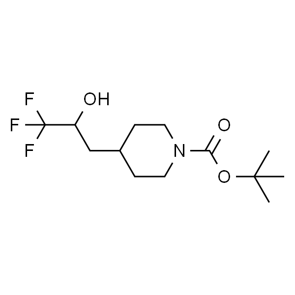 tert-butyl 4-(3,3,3-trifluoro-2-hydroxypropyl)piperidine-1-carboxylate