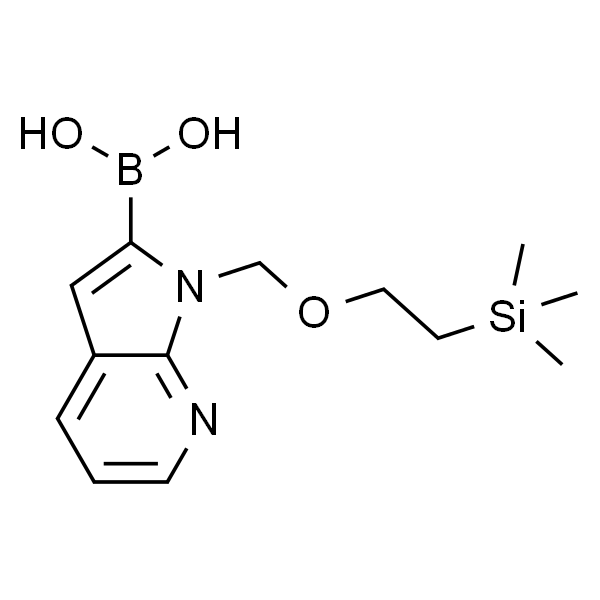 (1-((2-(Trimethylsilyl)ethoxy)methyl)-1H-pyrrolo[2,3-b]pyridin-2-yl)boronic acid