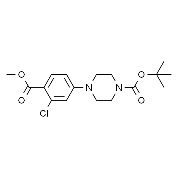 Methyl 4-(4-Boc-1-piperazinyl)-2-chlorobenzoate