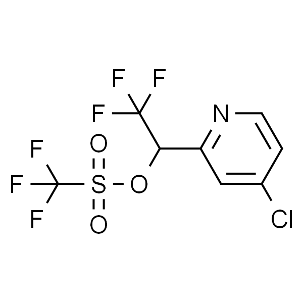 1-(4-Chloropyridin-2-yl)-2,2,2-trifluoroethyl trifluoromethanesulfonate