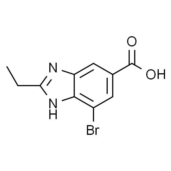 7-Bromo-2-ethyl-1H-benzo[d]imidazole-5-carboxylic acid