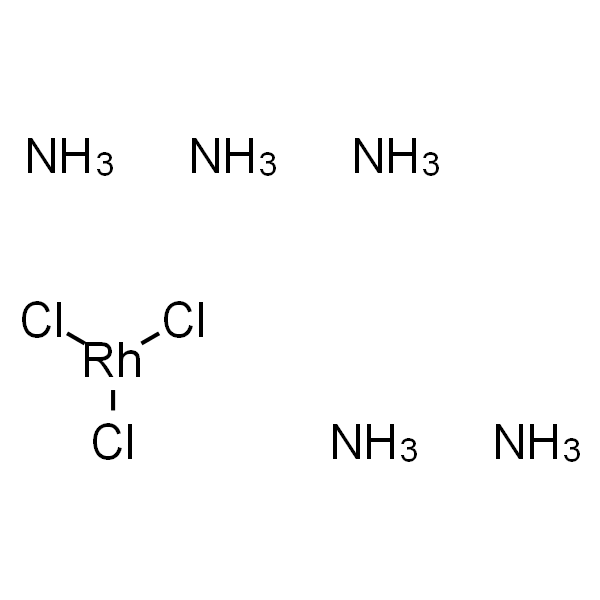 Chloropentaamminerhodium(III) chloride, Rh 34.5% min