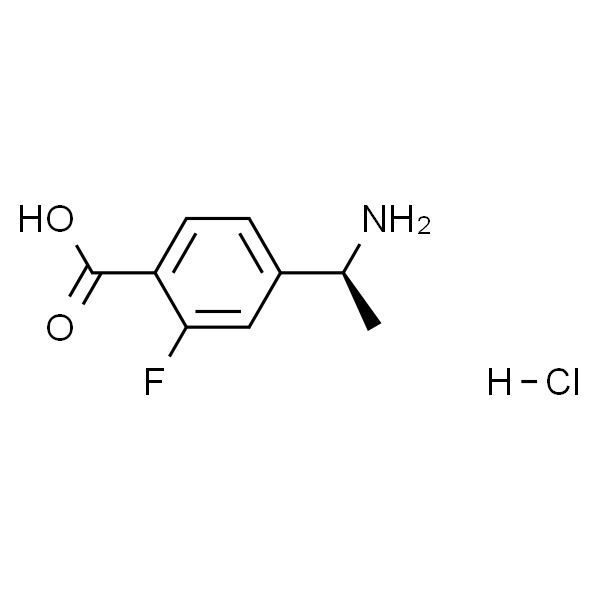 (S)-4-(1-Aminoethyl)-2-fluorobenzoic acid hydrochloride