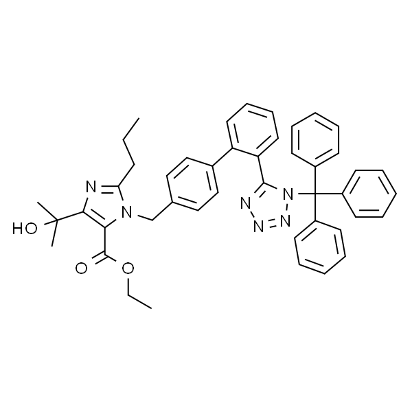 Ethyl 4-(2-hydroxypropan-2-yl)-2-propyl-1-((2'-(1-trityl-1H-tetrazol-5-yl)-[1,1'-biphenyl]-4-yl)methyl)-1H-imidazole-5-carboxylate