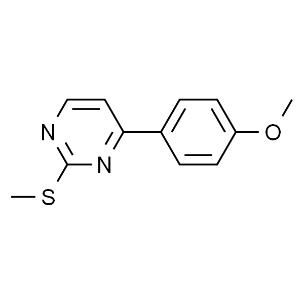 4-(4-Methoxyphenyl)-2-(methylthio)pyrimidine