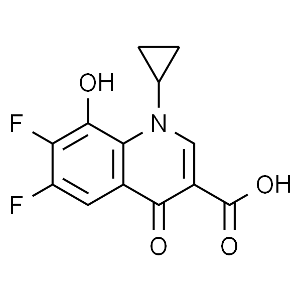 1-Cyclopropyl-6,7-difluoro-8-hydroxy-4-oxo-1,4-dihydroquinoline-3-carboxylic acid