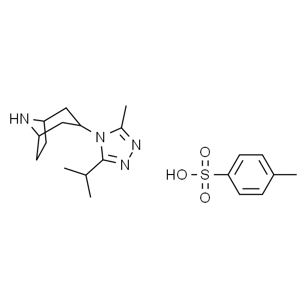 3-(3-isopropyl-5-methyl-4H-1,2,4-triazol-4-yl)-8-aza-bicyclo[3.2.1]octane 4-methylbenzenesulfonate