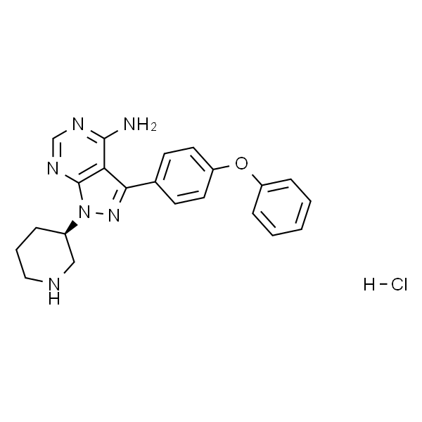 Btk inhibitor 1 (R enantiomer hydrochloride)