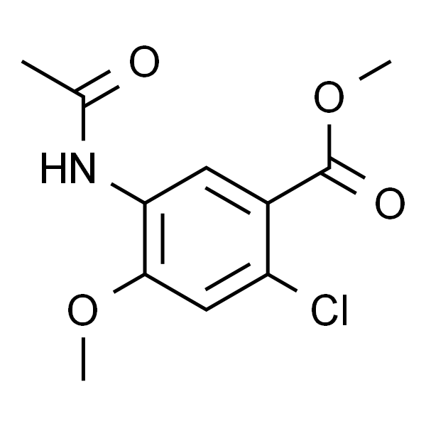 Benzoic acid, 5-(acetylamino)-2-chloro-4-methoxy-, methyl ester