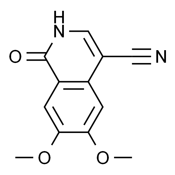 6,7-Dimethoxy-1-oxo-1,2-dihydroisoquinoline-4-carbonitrile