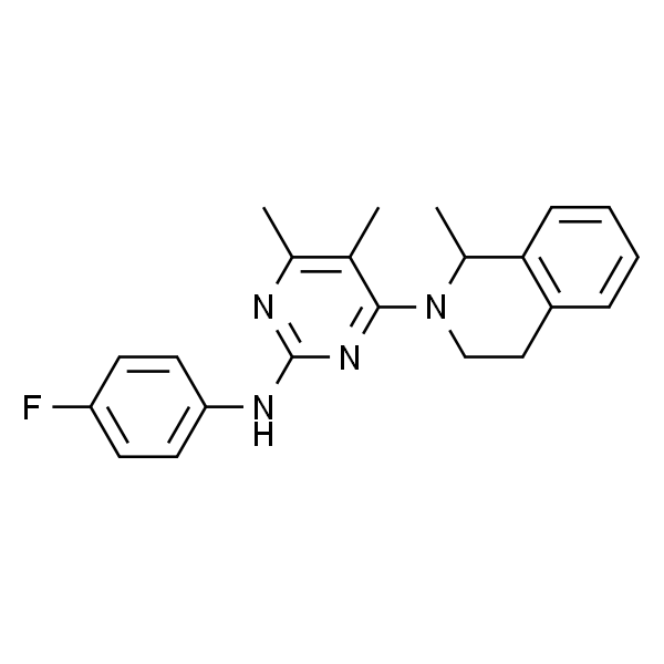 N-(4-fluorophenyl)-4,5-dimethyl-6-[(1S)-1-methyl-3,4-dihydro-1H-isoquinolin-2-yl]pyrimidin-2-amine