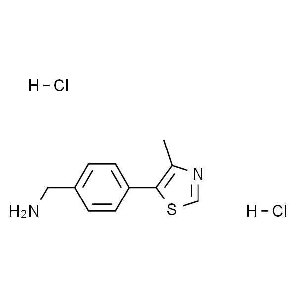 [4-(4-Methyl-1,3-thiazol-5-yl)phenyl]methanamine dihydrochloride