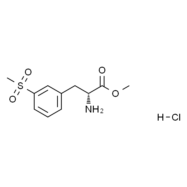 (R)-Methyl 2-amino-3-(3-(methylsulfonyl)phenyl)propanoate hydrochloride