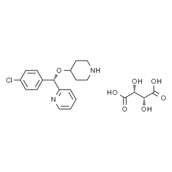 (S)-2-((4-Chlorophenyl)(piperidin-4-yloxy)methyl)pyridine (2R,3R)-2,3-dihydroxysuccinate