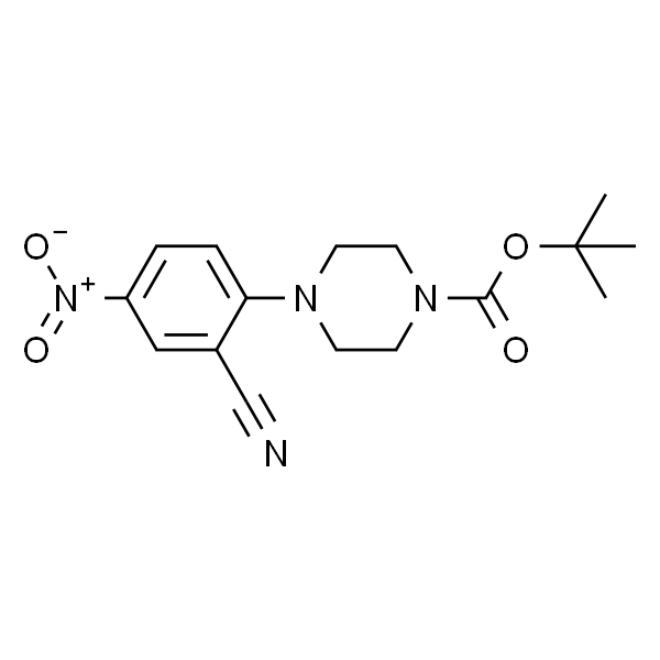 tert-Butyl 4-(2-cyano-4-nitrophenyl)piperazine-1-carboxylate