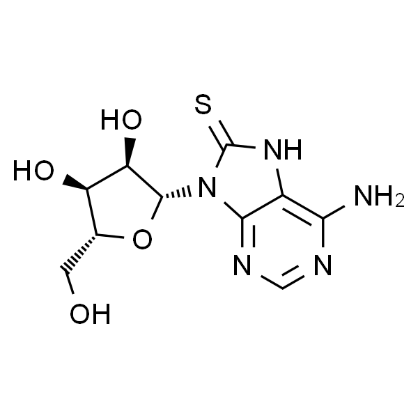 6-Amino-9-((2R,3R,4S,5R)-3,4-dihydroxy-5-(hydroxymethyl)tetrahydrofuran-2-yl)-7H-purine-8(9H)-thione