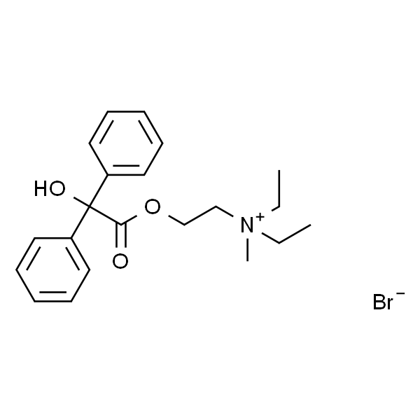 ammonium,diethyl(2-hydroxyethyl)methyl-,bromide,benzilate(ester)