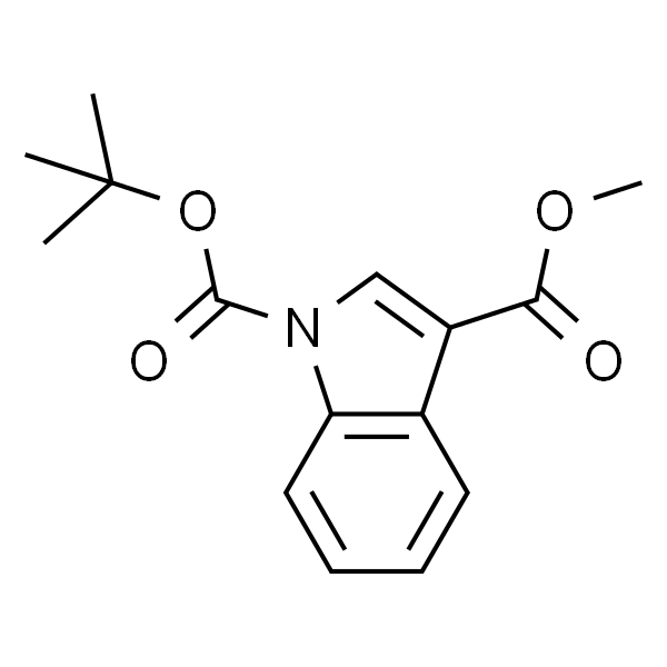 1-tert-Butyl 3-methyl 1H-indole-1，3-dicarboxylate
