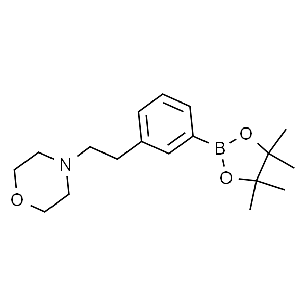 4-(3-(4,4,5,5-Tetramethyl-1,3,2-dioxaborolan-2-yl)phenethyl)morpholine