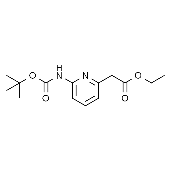 Ethyl 2-(6-((tert-butoxycarbonyl)amino)pyridin-2-yl)acetate