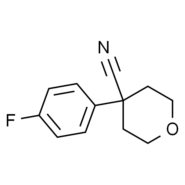 4-(4-fluorophenyl)tetrahydro-2H-pyran-4-carbonitrile