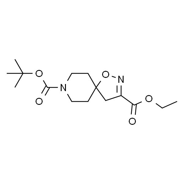 8-tert-Butyl 3-ethyl 1-oxa-2,8-diazaspiro[4.5]dec-2-ene-3,8-dicarboxylate