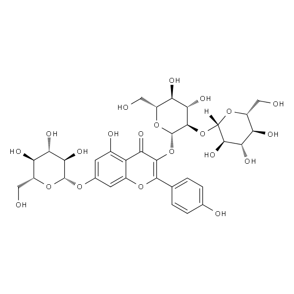 Kaempferol 3-O-sophoroside-7-O-glucoside