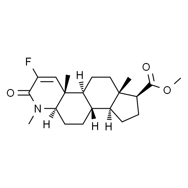 1H-Indeno[5,4-f]quinoline-7-carboxylic acid, 3-fluoro-2,4a,4b,5,6,6a,7,8,9,9a,9b,10,11,11a-tetradecahydro-1,4a,6a-trimethyl-2-oxo-, methyl ester, (4aS,4bS,6aS,7S,9aS,9bS,11aR)-