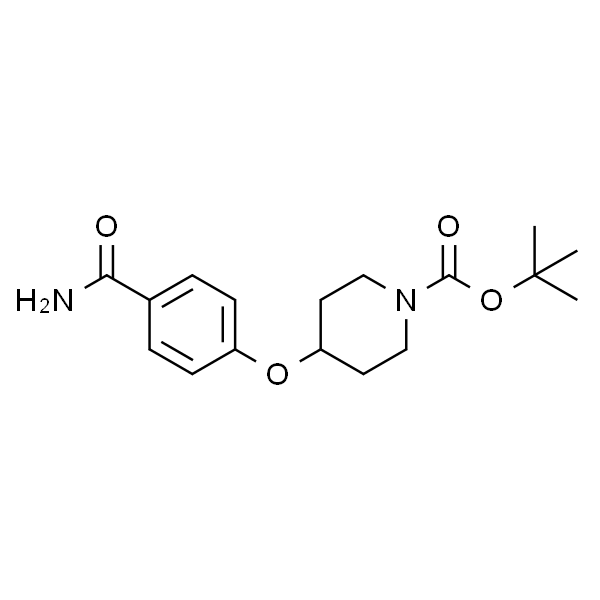 tert-Butyl 4-(4-carbamoylphenoxy)piperidine-1-carboxylate