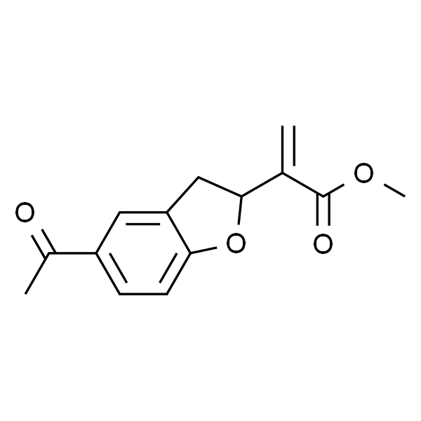 Methyl 2-(5-acetyl-2,3-dihydrobenzofuran-2-yl)propenoate