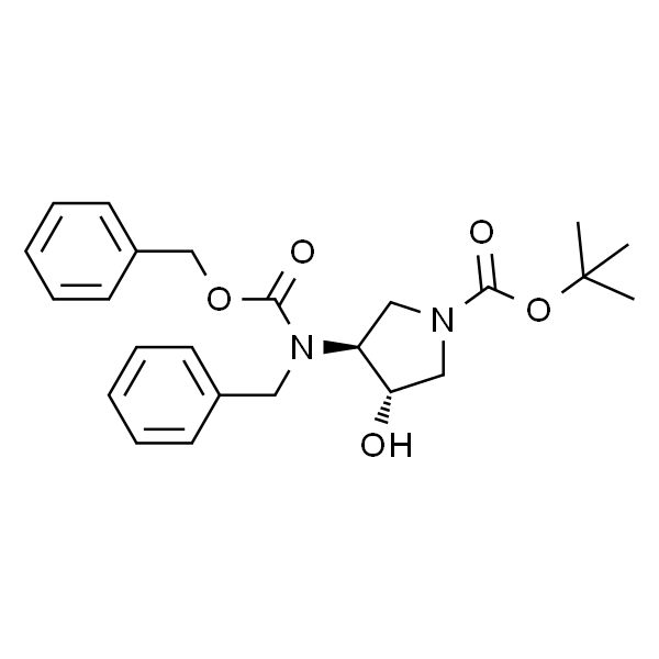 (3S,4S)-tert-butyl 3-(benzyl(benzyloxycarbonyl)amino)-4-hydroxypyrrolidine-1-carboxylate