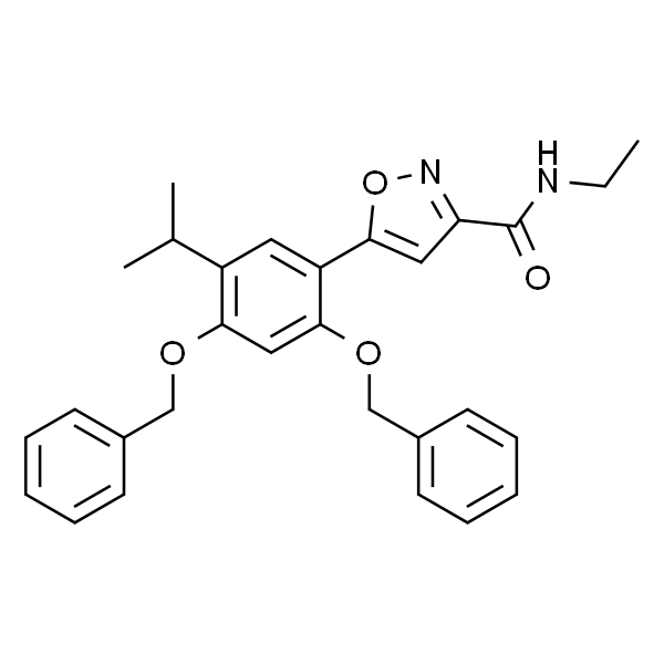 5-(2,4-bis(benzyloxy)-5-isopropylphenyl)-N-ethylisoxazole-3-carboxaMide