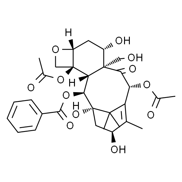 7,11-Methano-5H-cyclodeca[3,4]benz[1,2-b]oxet-5-one,6,12b-bis(acetyloxy)-12-(benzoyloxy)-1,2a,3,4,4a,6,9,10,11,12,12a,12b-dodecahydro-4,9,11-trihydroxy-4a-(hydroxymethyl)-8,13,13-trimethyl-,(2aR,4S,4aR,6R,9S,11S,12S,12aR,12bS)-