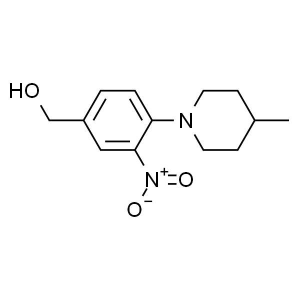 Benzenemethanol, 4-(4-methyl-1-piperidinyl)-3-nitro-