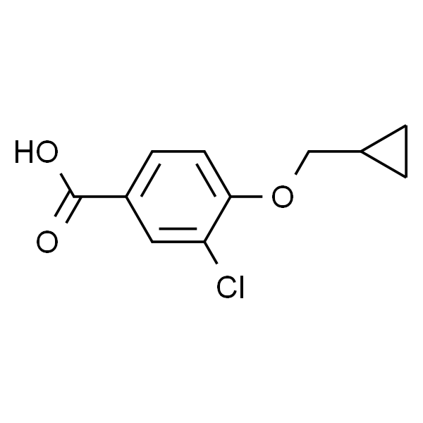 3-Chloro-4-(cyclopropylmethoxy)benzoic Acid