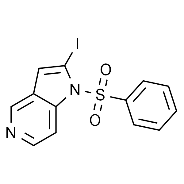 2-Iodo-1-(phenylsulfonyl)-1H-pyrrolo[3，2-c]pyridine