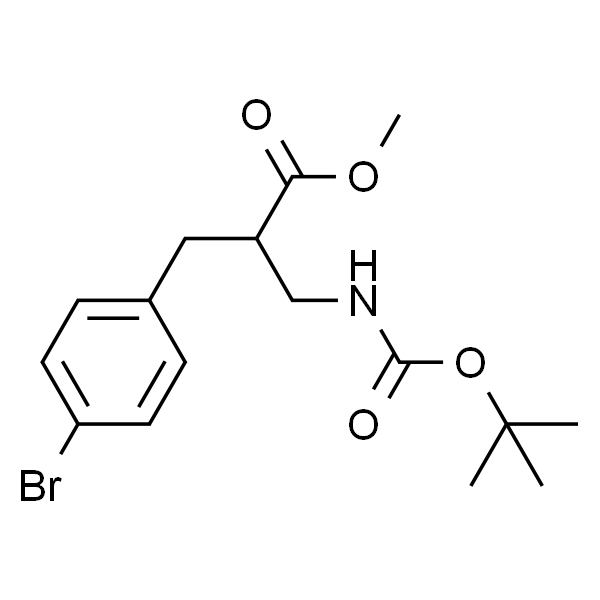 Methyl 2-(4-bromobenzyl)-3-((tert-butoxycarbonyl)amino)propanoate