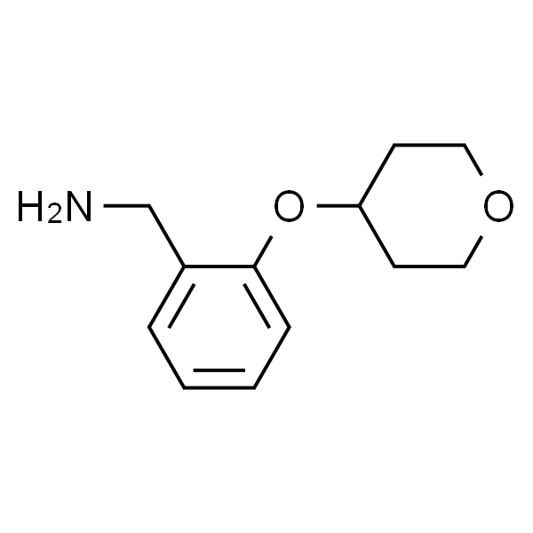 1-[2-[(Tetrahydropyran-4-yl)oxy]phenyl]methylamine