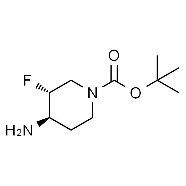 tert-butyl 3,4-trans-4-amino-3-fluoropiperidine-1-carboxylate racemate