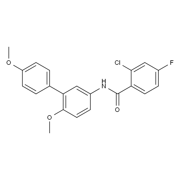 Benzamide, 2-chloro-N-(4',6-dimethoxy[1,1'-biphenyl]-3-yl)-4-fluoro-