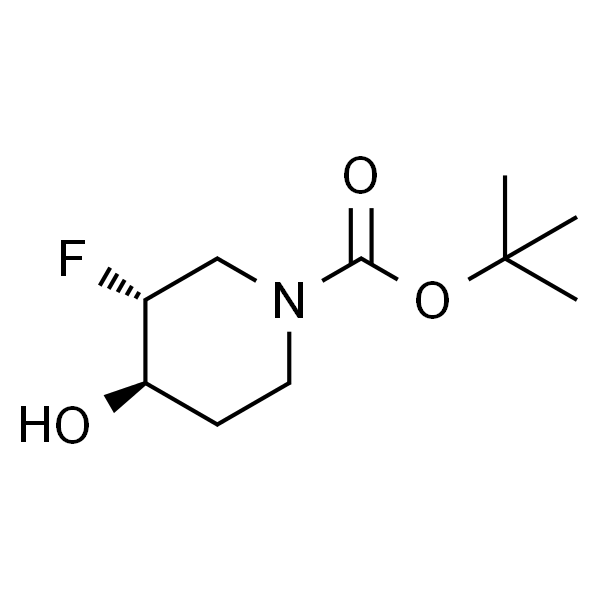 tert-butyl (3.4)-trans-3-fluoro-4-hydroxypiperidine-1-carboxylate racemate