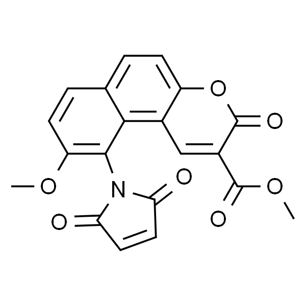 Methyl 10-(2,5-dioxo-2,5-dihydro-1H-pyrrol-1-yl)-9-methoxy-3-oxo-3H-benzo[f]chromene-2-carboxylate