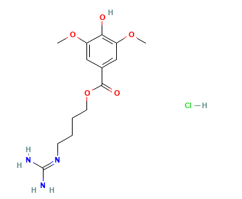 4-(diaminomethylideneamino)butyl 4-hydroxy-3,5-dimethoxybenzoate,hydrochloride